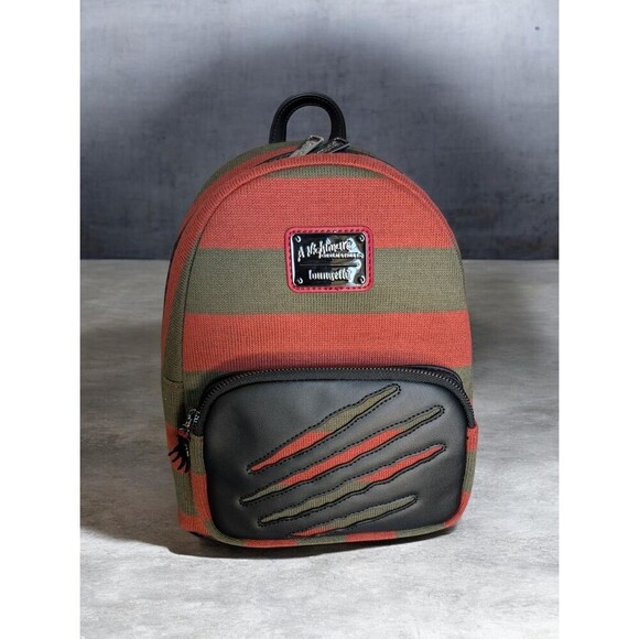 Loungefly A Nightmare on Elm Street Freddy Krueger Sweater Mini Backpack NWT main image 2
